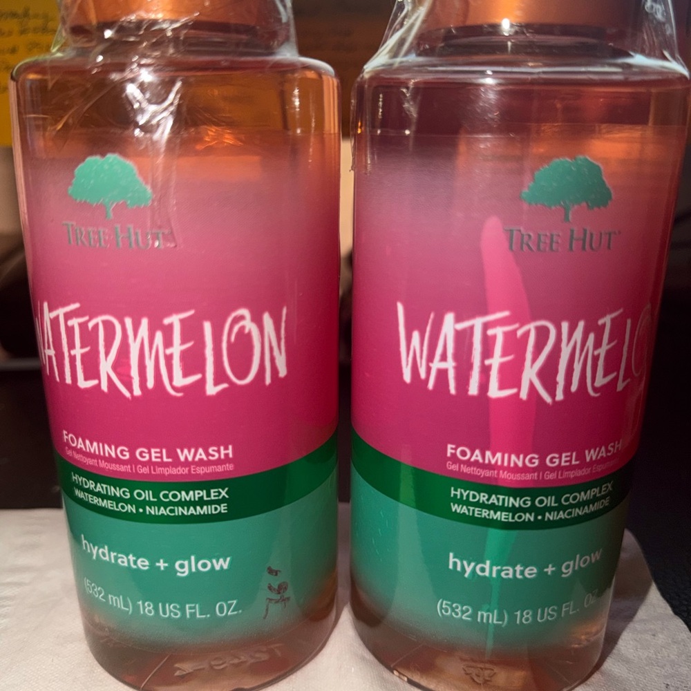 Tree Hut Watermelon Foaming Gel Wash - (2) 18oz bottles